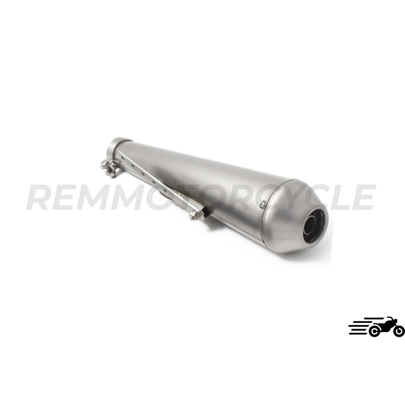 Megaphone Cafe racer Stainless Steel Sliencer with DB Killer