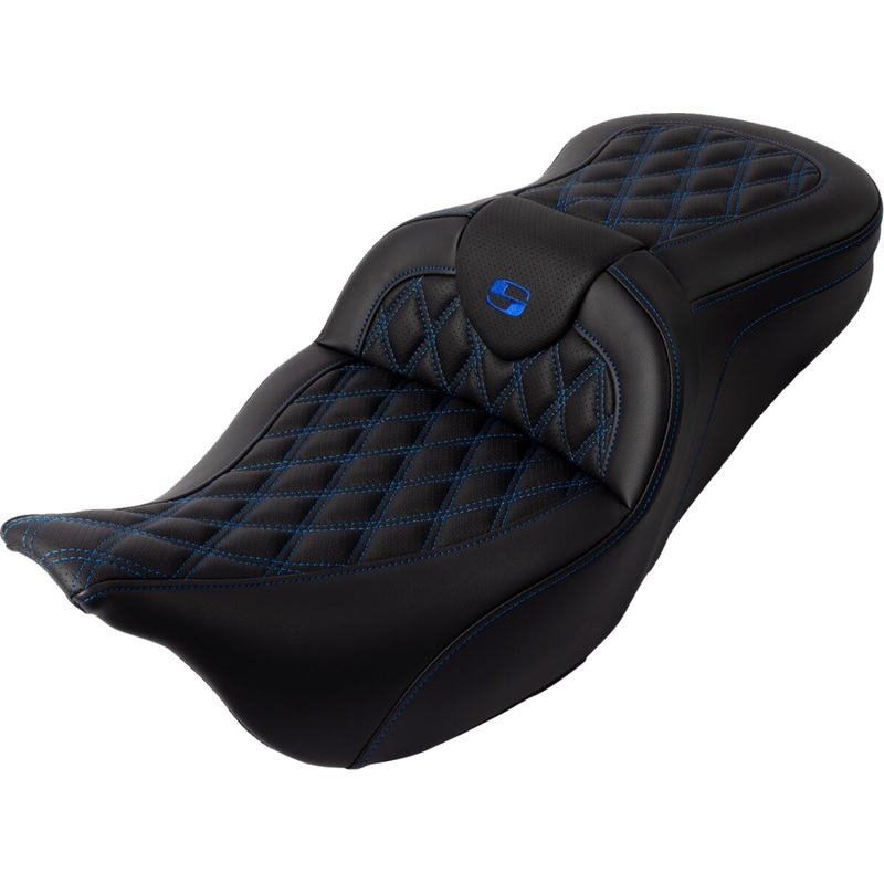 Roadsofa LS With Driver’s Backrest Seat, Blue Stitch – 08-23 Touring