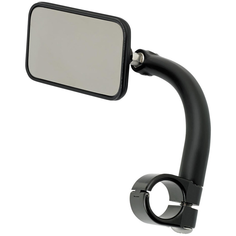 Utility Mirror Rectangle Clamp-on – Black