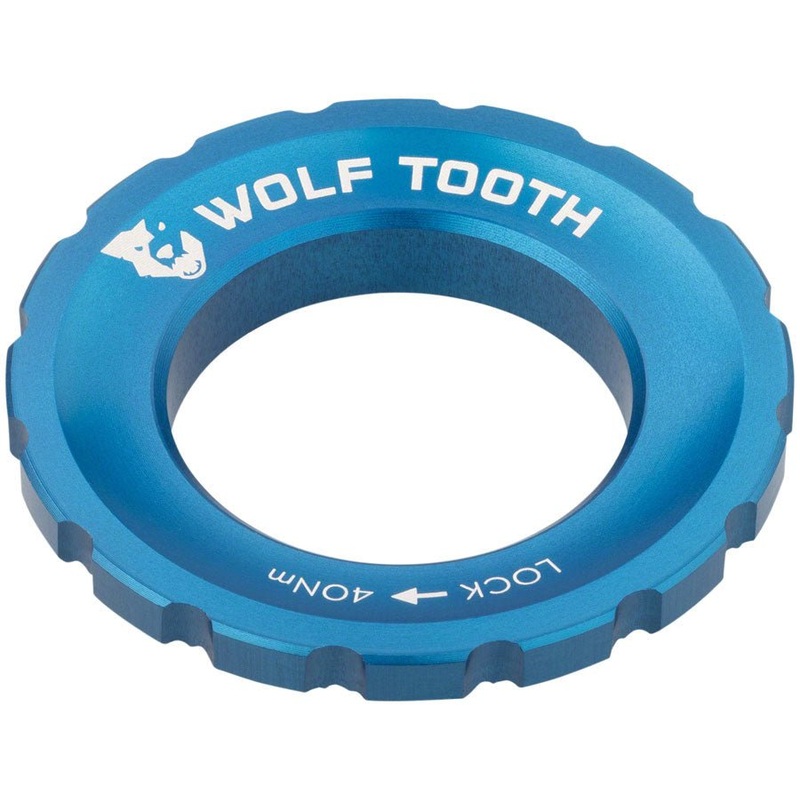 Wolf Tooth CenterLock Rotor Lockring – External Splined Blue