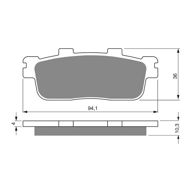 GOLDfren Brake Pads GF286 – S3