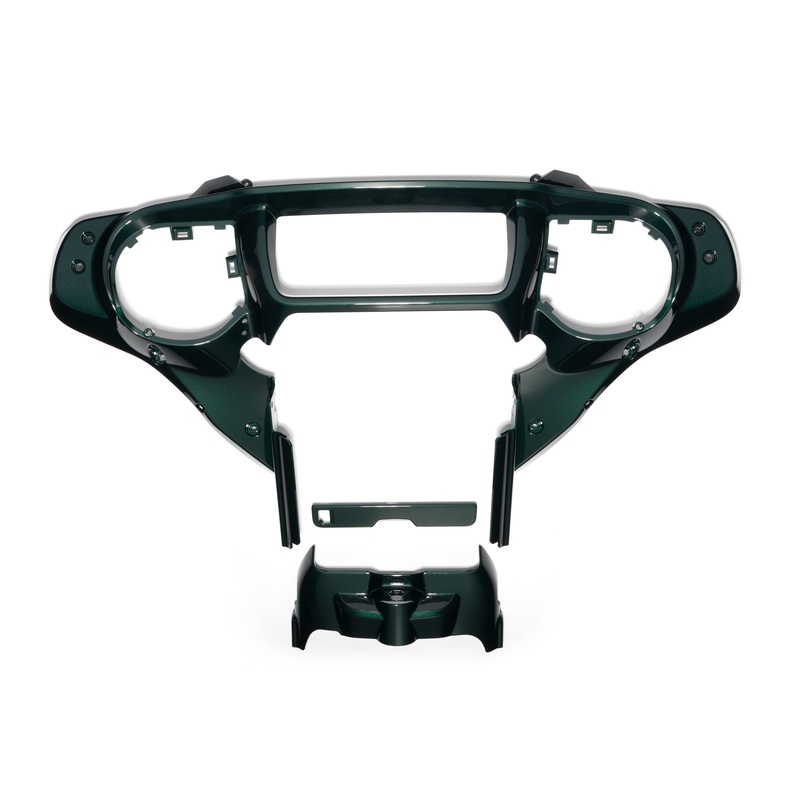 Harley-Davidson 57001988EYW colour Matched Batwing Inner Fairing Kit Alpine Green