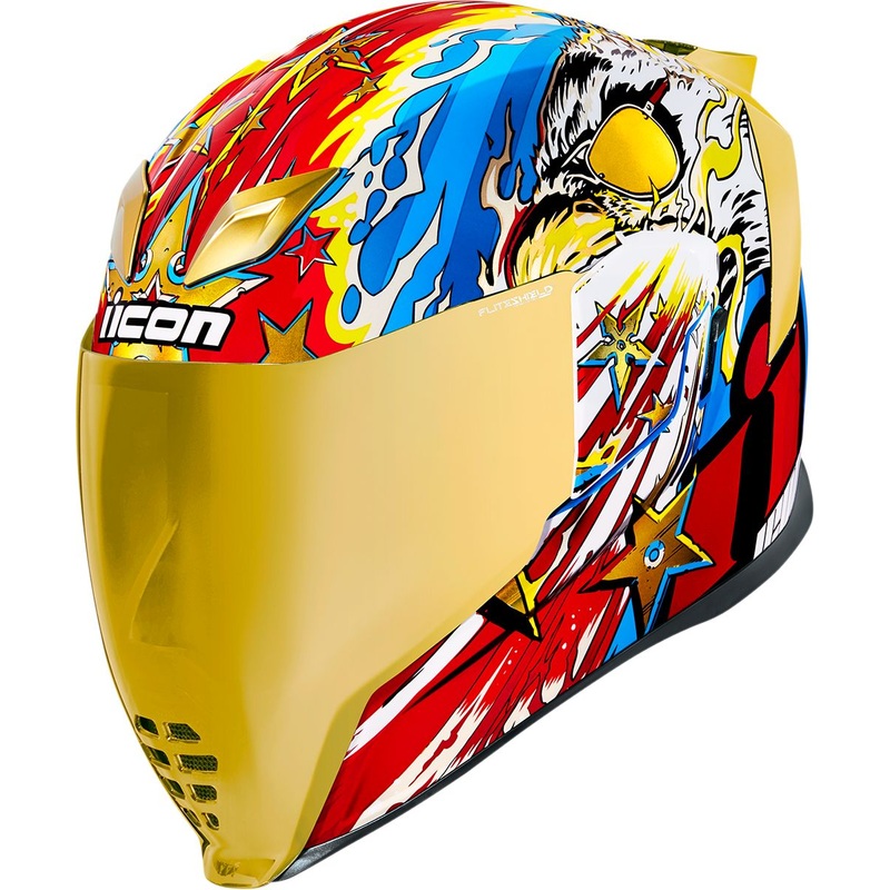 Icon Airflite Freedom Spitter Gold