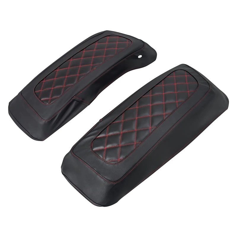 Saddlebag Lid Bra Diamond Bag Top Cover For Harley Touring 2014-up | Mactions