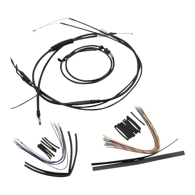 Extended Cable / Brake Line Kit For 16″ Ape Hangers Harley Sportster XL 2004-2006