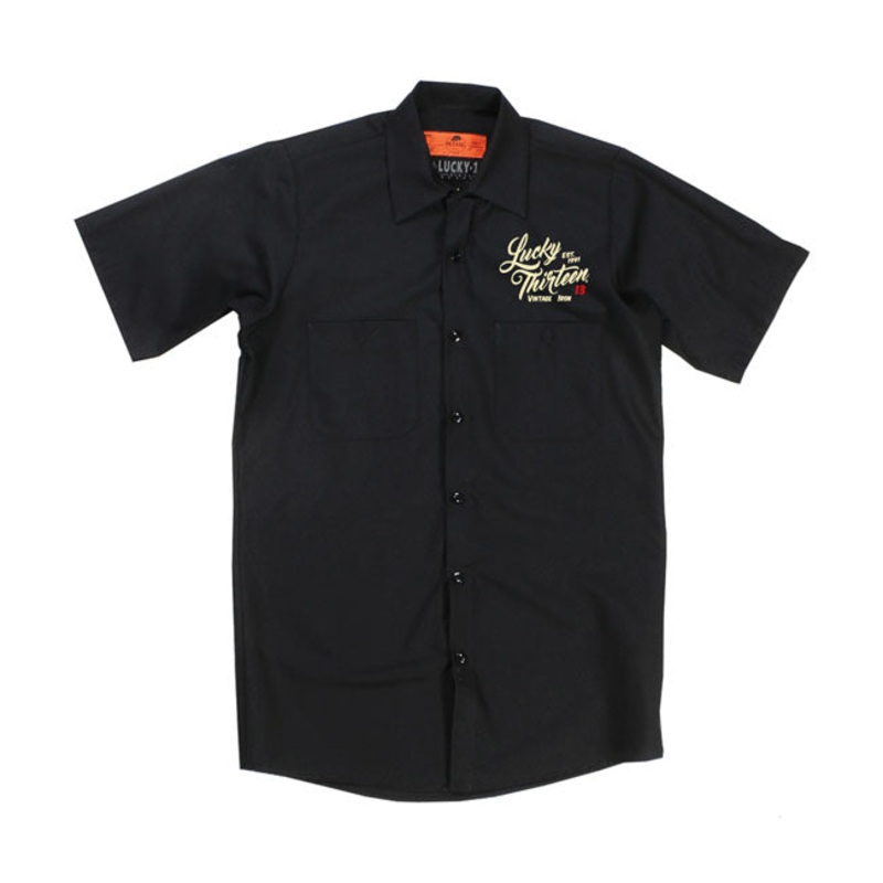 Lucky 13 Vintage Iron Workshirt Black
