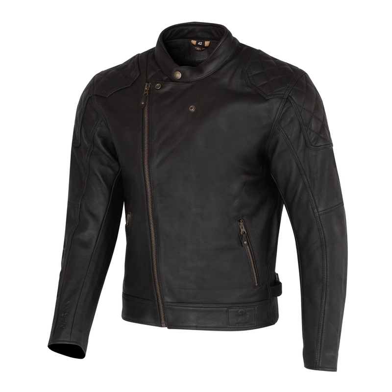 Merlin Chester Caf D3O Leather Jacket Black