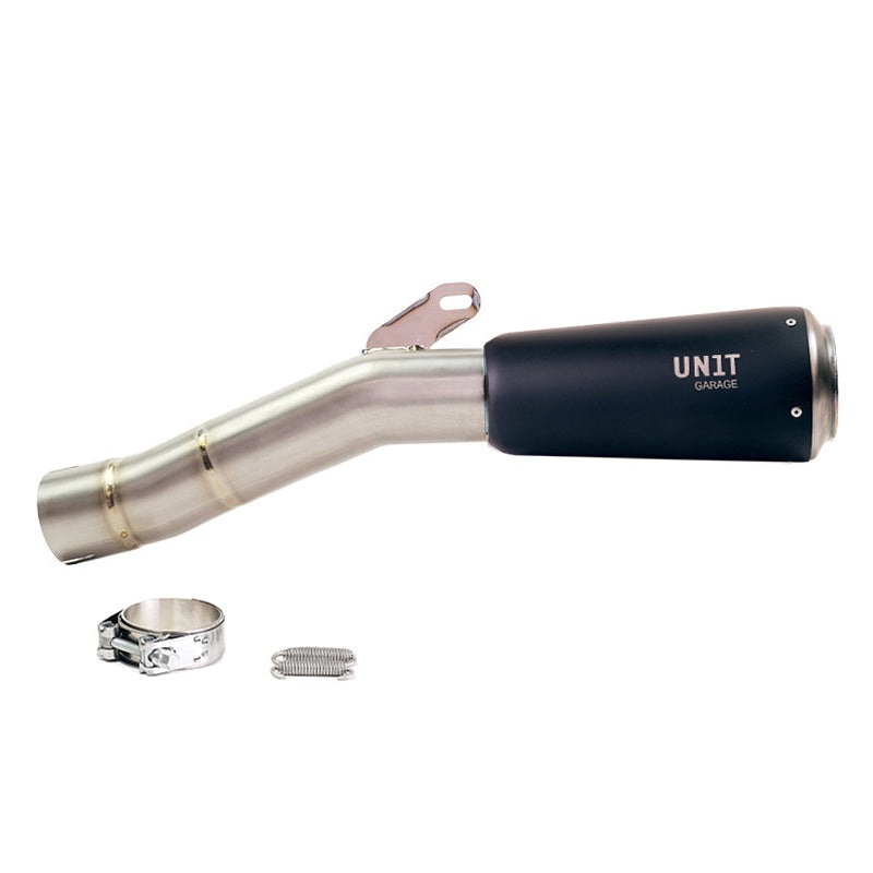 Unit Garage R12 Series Titanium Low Level Exhaust – Black