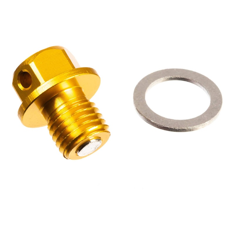Whites Magnetic Sump Plug M12 x 12 x 1.5 – Gold