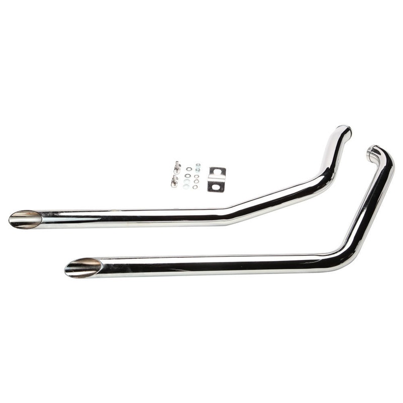 Harley Evolution / Softail Drag Pipe Exhaust 1986-2006 – 1 3/4″