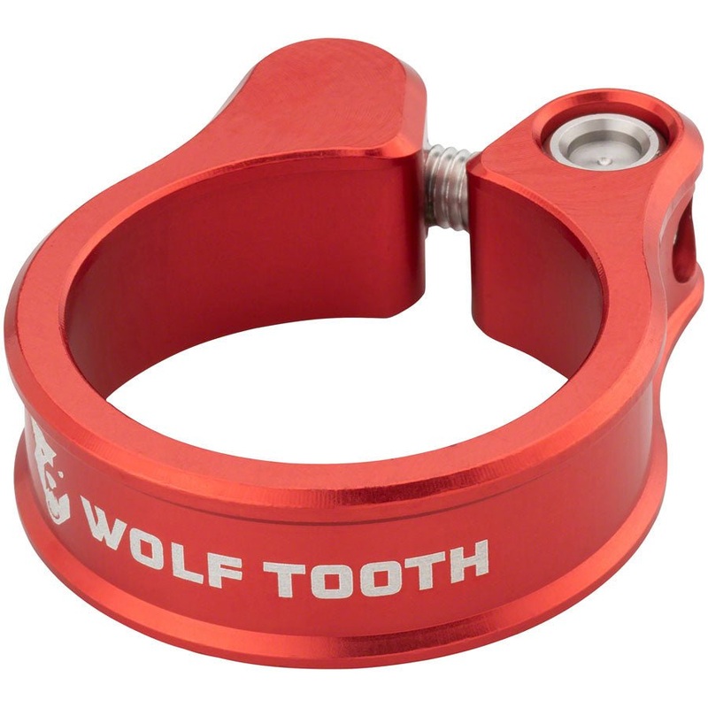 Wolf Tooth Seatpost Clamp 31.8mm Red