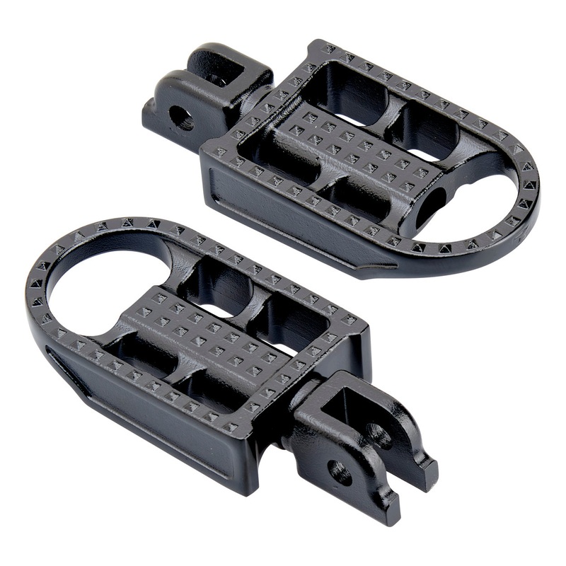 Mushman Foot Pegs HD Rider – Black Electroplate
