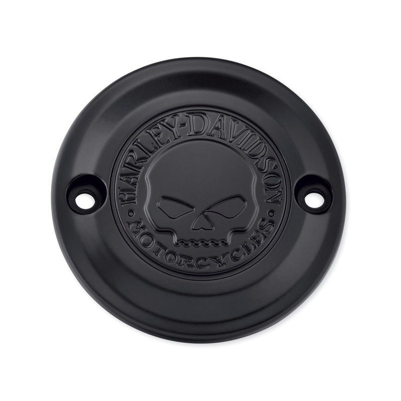 Harley Davidson 25600085 Willie G Skull Timer Cover KIT,TMR CVR,WILLIE G SKULL,BLK