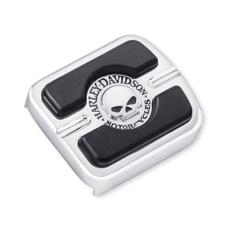 Harley Davidson 42710-04 Willie G Skull Small Brake Pedal Pad KIT, FOOT PEDAL SKULL SMALL