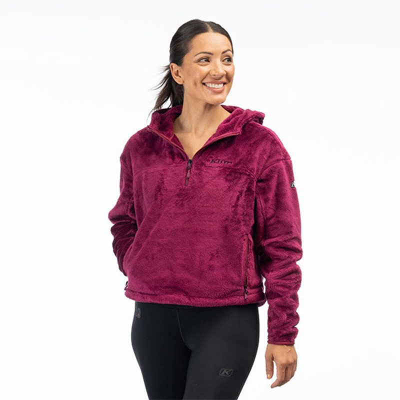Klim – Cascade 1/4 Zip Crop Hoodie (Womens)