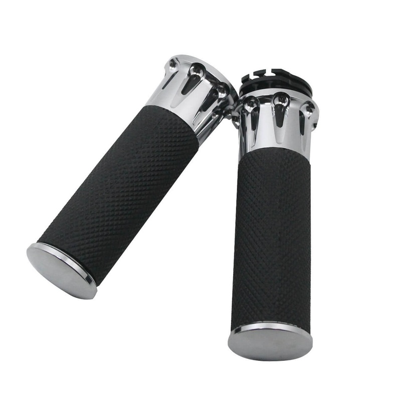 Motorcycle CNC Handlebar Grips for Harley | Mactions