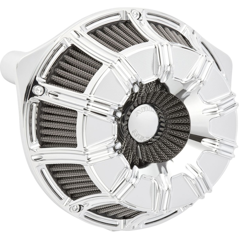 10-Gauge Inverted Series Air Cleaner, Chrome – 24+ Touring