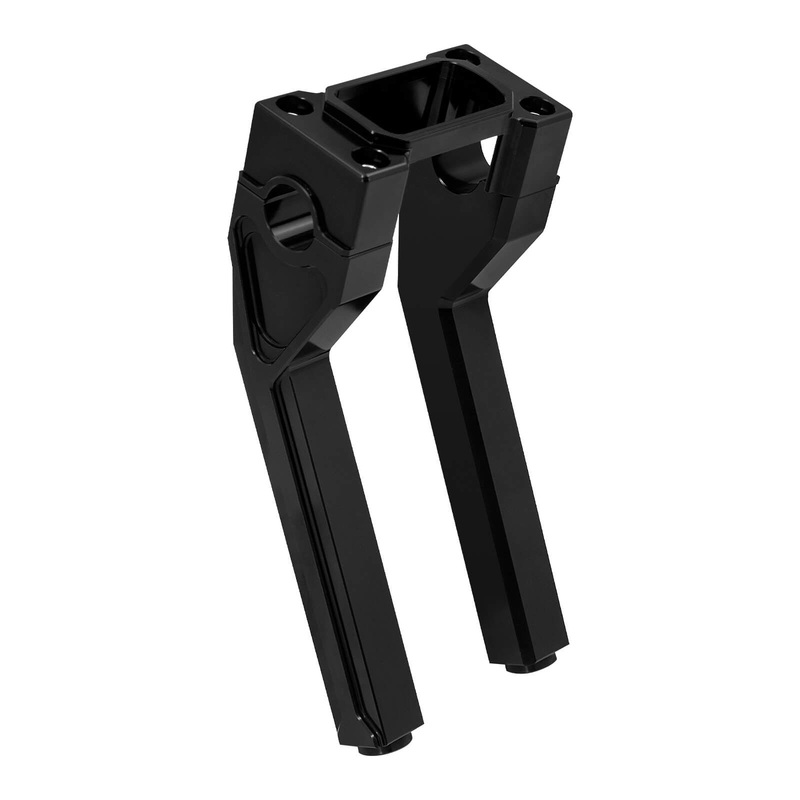 10″ Tall Handlebar Riser Clamp Fit 1″ Handlebar Harley Softail Street Bob Low Rider ST | Mactions