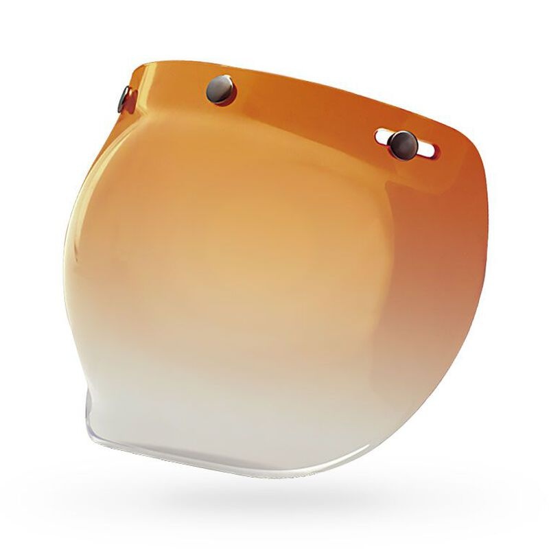 Bell Custom 500 3-Snap Bubble Visor Amber