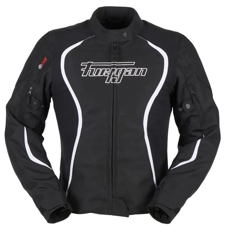 Furygan Odessa Ladies Textile Jacket Black / White