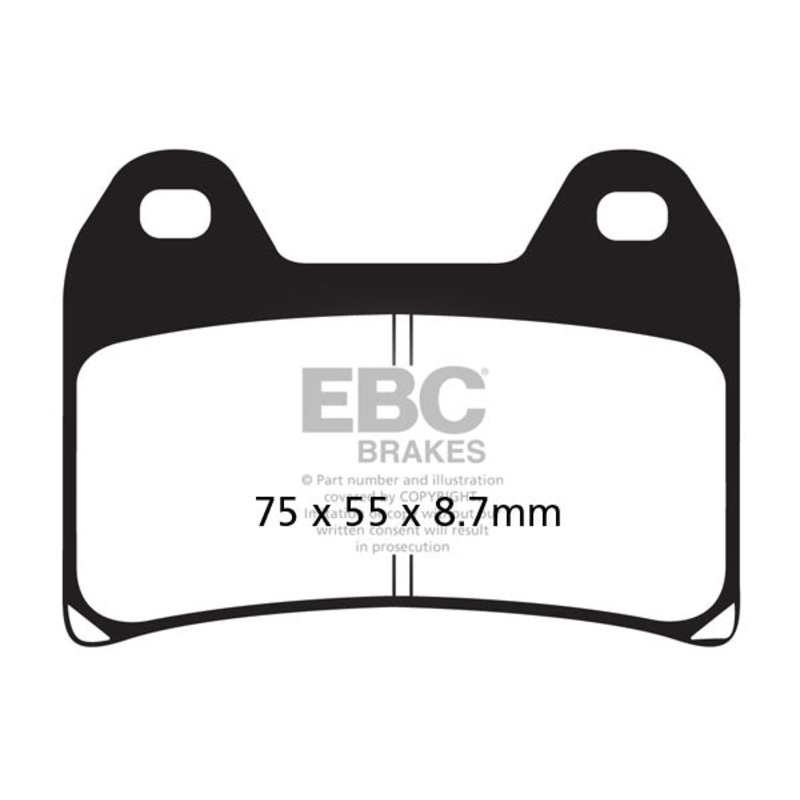 Brakes – FA244HH  Fully Sintered – EBC (2 Set Front)