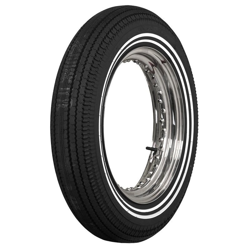 Coker Classic Motorcycle Tire 3/8″ Double Whitewall 5.00 X 16