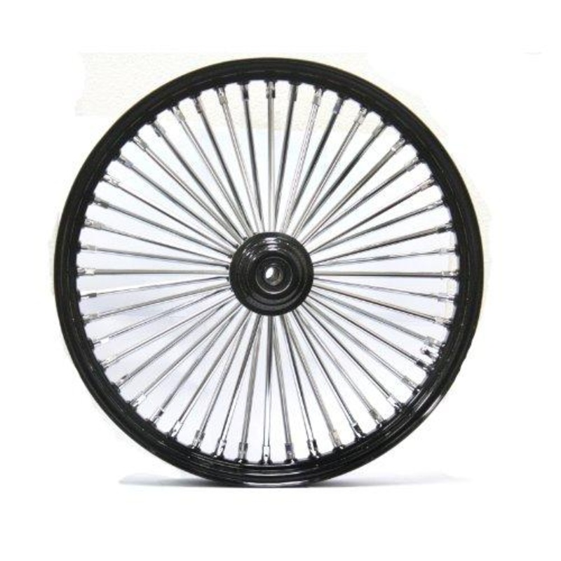 Harley Davidson King Spoke Fat Spoke Front Wheel Size; 26 x 3.5” In Black
