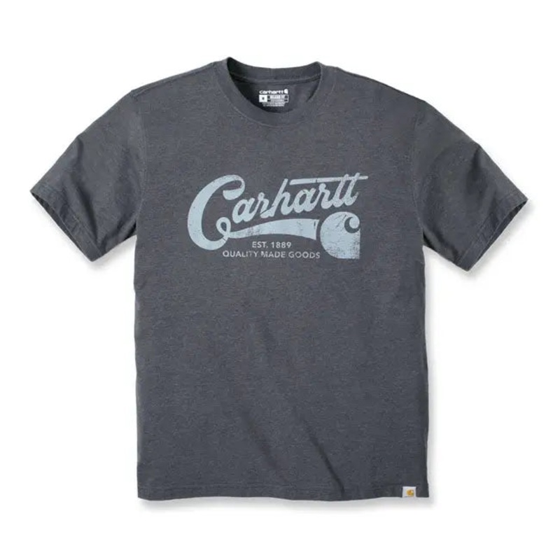 Carhartt Script Graphic Short Sleeves T-Shirt Carbon Heather