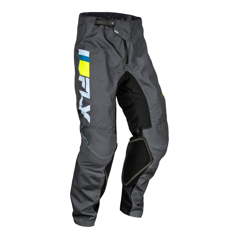 FLY Racing Kinetic Prix Pants – Ice Grey / Charcoal / Hi-Vis