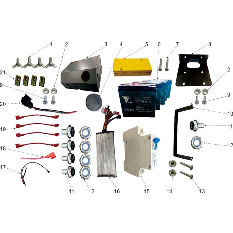 Battery Bracket – 2 Seat Go Kart (EV)