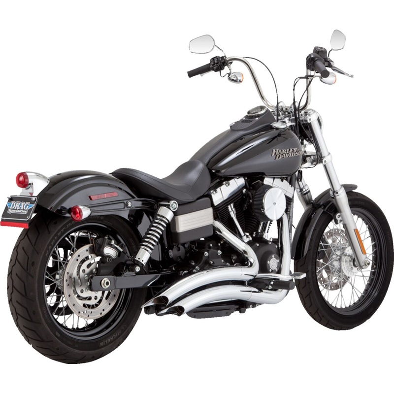 Exhaust Big Radius Chrome 06 09 Dyna