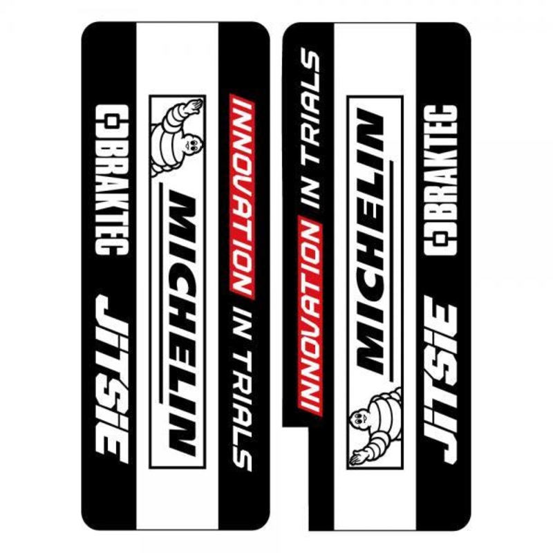 JITSIE FORK DECALS (MICHELIN OR DUNLOP)
