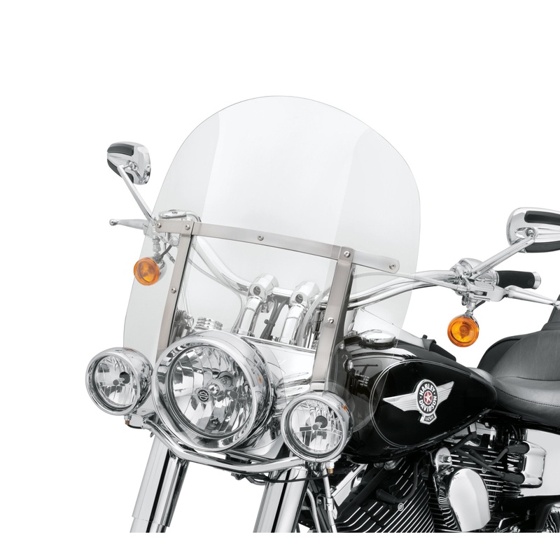 Harley Davidson 57400115 King-Size H-D Detachables Windshield for FL Softail Models WINDSHIELD ASSEMBLY COMPLETE