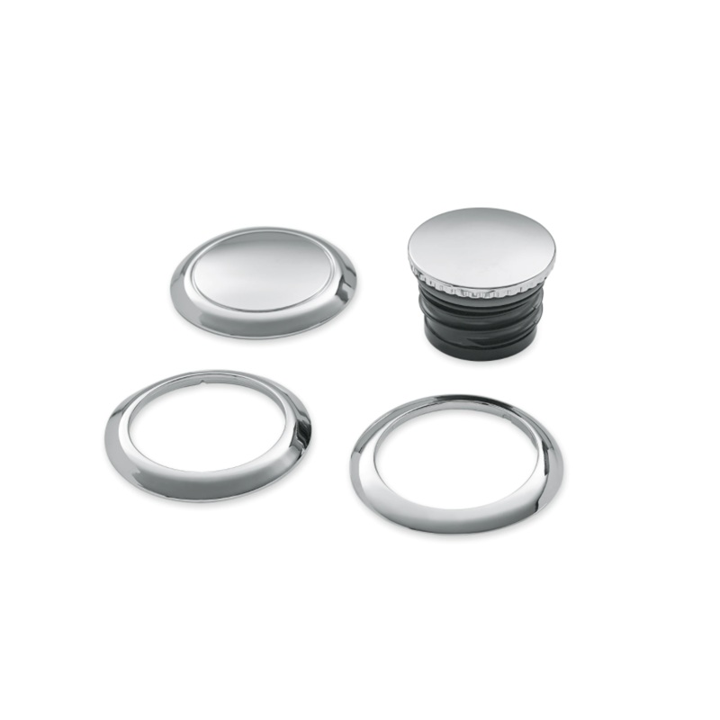 Harley-Davidson 61100131 Flush-Mount Fuel Cap and Left Side Tank Cap Kit – 61100131