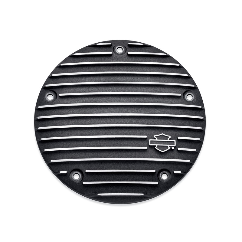 Harley Davidson 25700968 Black Fin Narrow-Profile Derby Cover KIT,CVR/SLG,CLUTCH,BLACK FIN