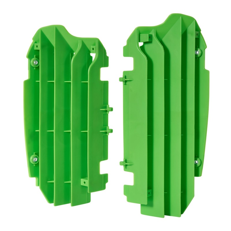 Polisport Radiator Louvers Kawasaki KX450F (’16-’21) / KX250F (’21-) – Green