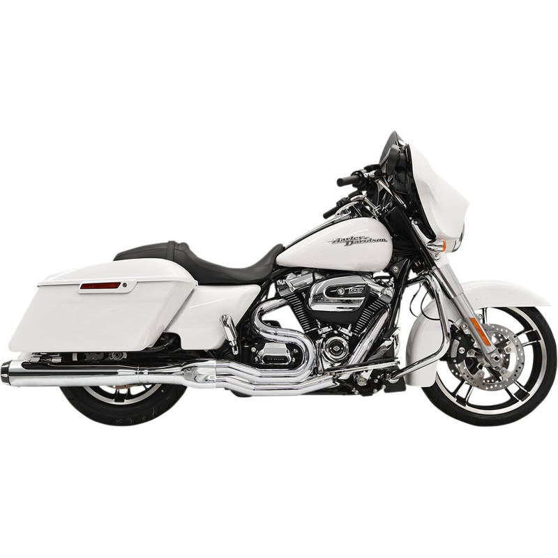 Road Rage B4 2:1 Exhaust System, Chrome – 17+ Touring