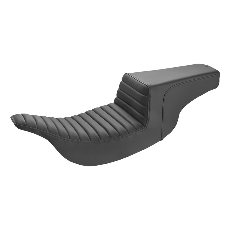 SADDLEMEN – Step-Up Seat  Front Tuck-n-Roll – 97-07 FLHT/ FLTR – Black
