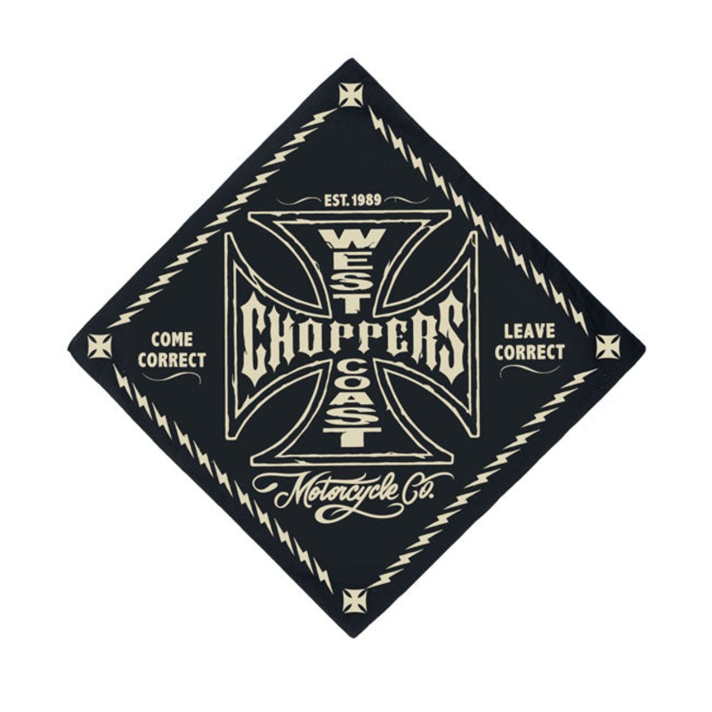 West Coast Choppers Motorcycle Co. Bandana Black