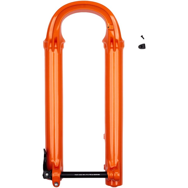 2021 + Fox 38 Fork Lower Leg Assembly – 29″ –  180mm Max Travel – 15×110 QR Boost – Factory Shiny Orange