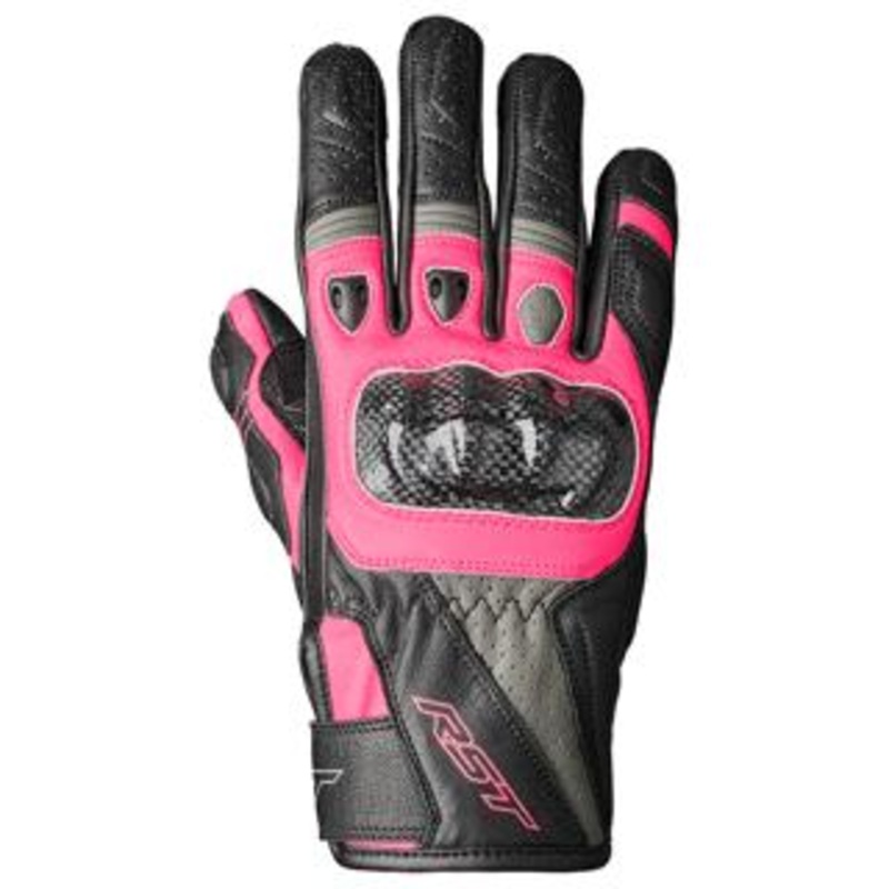 RST Stunt 3 CE Ladies Gloves Black / Pink / Grey