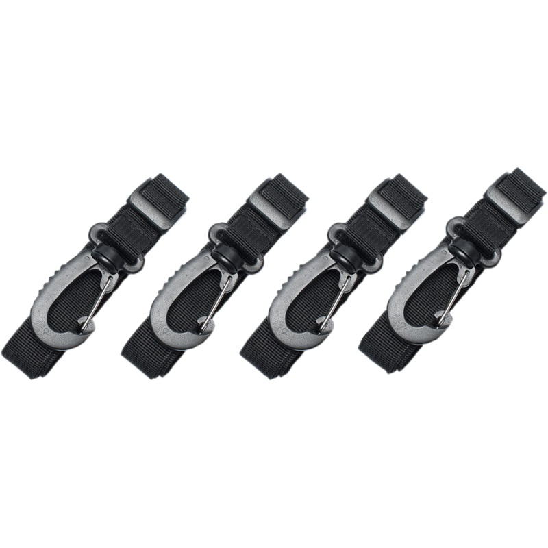 SW-Motech Retention Strap Black For Dry / Tail Bags – Pack Of 4