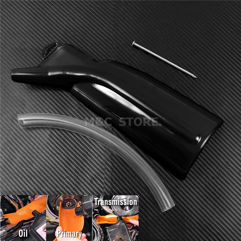 Crankcase Fill Funnel for Harley Black | Mactions