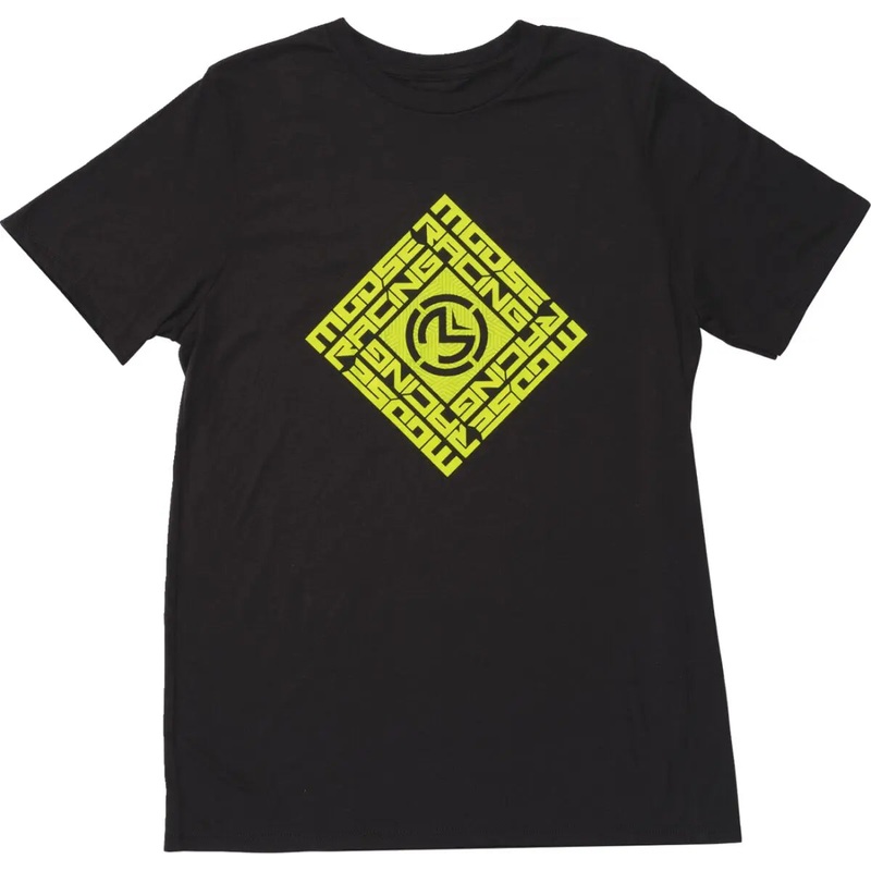 Moose Racing Spin Sync Youth T-Shirt Black