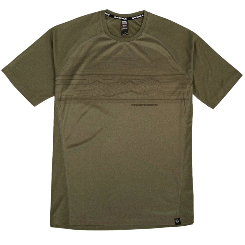 Race Face Trigger Short Sleeves Cycle Jersey Olive