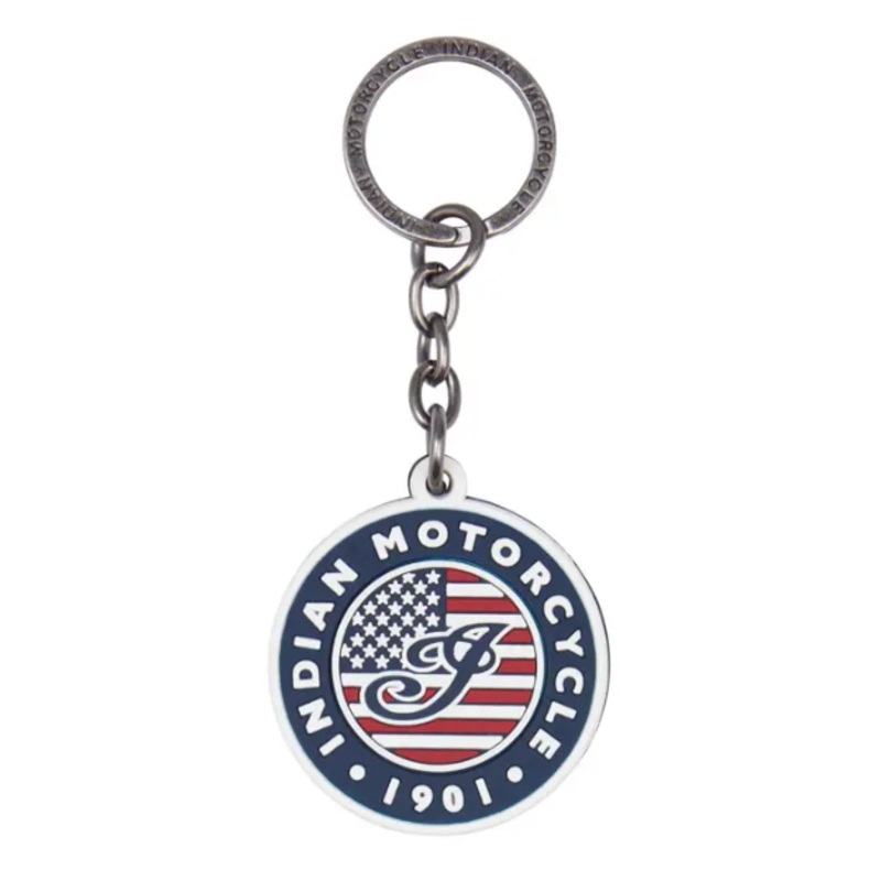 US Flag Logo Rubber Keyring