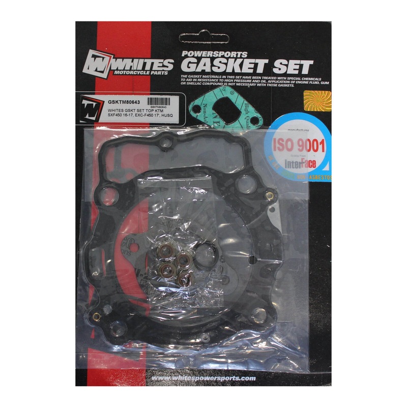 Whites Top Gasket Set KTM SXF450 ’16-’17, EXC-F450 ’17, Husqvarna