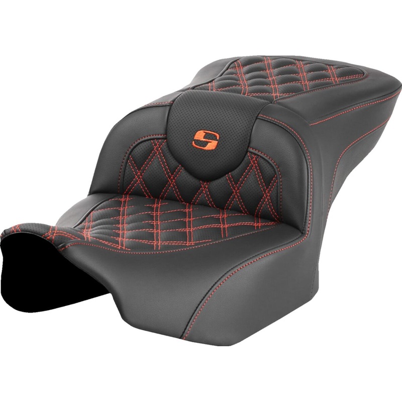 Roadsofa LS Seat, Orange Stitch – 23+ Touring