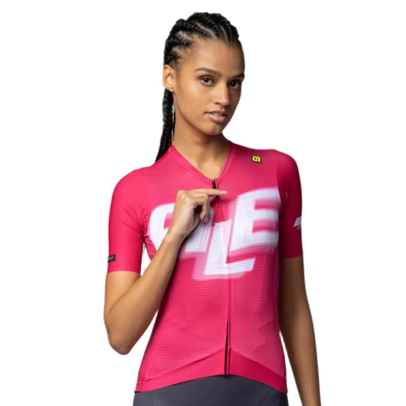Ale Clothing Sauvage PR-E Ladies Short Sleeves Cycle Jersey Pink