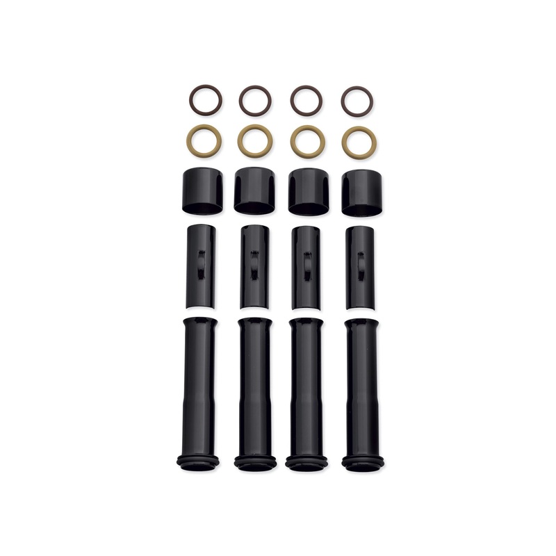 Harley Davidson 17900081 Pushrod Cover Kit KIT,PUSHROD COVERS, BLACK, MKE